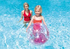 Boia Inflável Transparente com Glitter - Loja das Boias - Boias Divertidas para Piscina