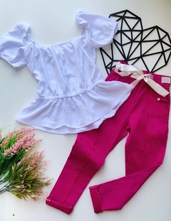 Calça "Poderosa & Elegante" Pink - comprar online
