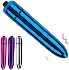 POWER BULLET MINI VIBE 10 VIBRACOES CIA IMPORT AZUL MBA na internet