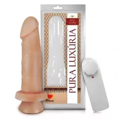 PRÓTESE REALÍSTICO COM VENTOSA E VIBRO 14,5X3,6CM | SEXY FANTASY - 1321CV.B P 1449