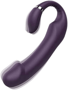 VIBRADOR STRAPLESS ESTIMULADOR DE PONTO G E CLITÓRIS