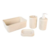 Set Organizador de Baño Cuatro Piezas