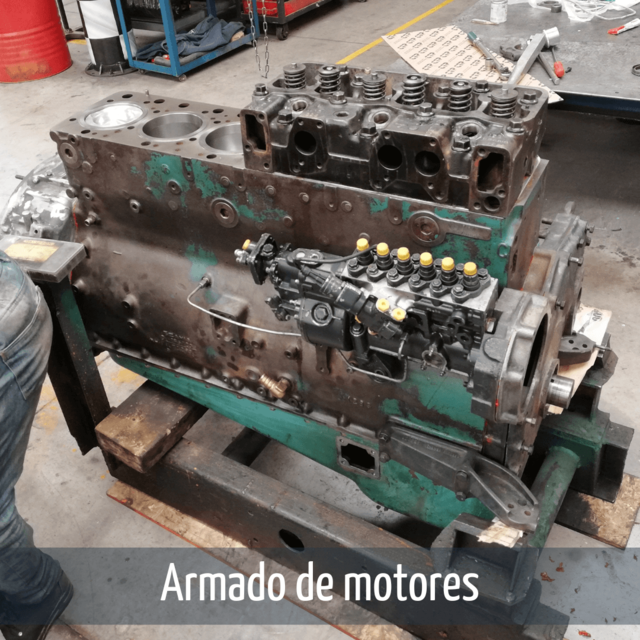 MOTOR DE ARRANQUE ARMADO, Conjunto armado; abajo el motor, …