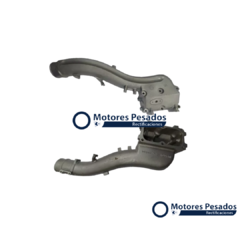 Caño de admision para Iveco Cursor 13 - F3BE - 6 cil. Ø135 mm.  OEM: 504074694