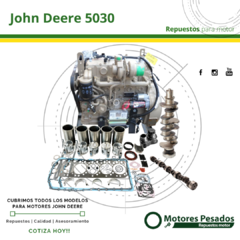 Repuestos Para Motor John Deere 5030 PowerTech | Diámetro de cilindro 86 mm