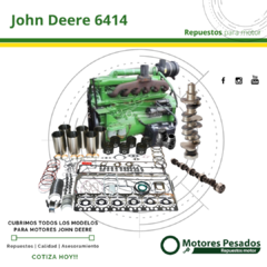 Repuestos Para Motor John Deere 6414 | Diámetro de cilindro 106.5 mm