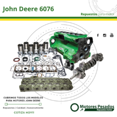 Repuestos Para Motor John Deere 6076 - Diámetro cilindro 116 mm - comprar online