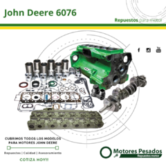 Repuestos Para Motor John Deere 6076 - Diámetro cilindro 116 mm