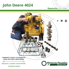 Repuestos Para Motor John Deere 4024 PowerTech | Diámetro de cilindro 86 mm
