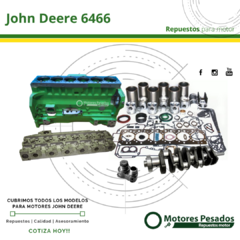 Repuestos Para Motor John Deere 6466 - Diametro de cilindro 116 mm