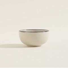 Bowl Ceramica Singapur Borde negro 12 cm