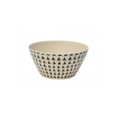 Set x 4 Bowls Bamboo triangulos negros 15 dm x 7 cm - comprar online