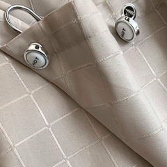 Cortina de Baño Tela Elegance Beige 180x180 cm