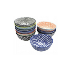 Bowl de ceramica estampados varios diseños 12 dm x 5,5 cm - comprar online