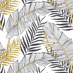 Mantel cuerina hojas oro 1,40 x 1,80 mt
