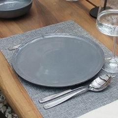 Plato Playo Ceramica Positano Grey 27 cm