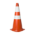 Cone Rígido 75cm Laranja/Branco Kteli - comprar online