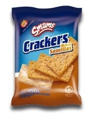 Galletitas Crackers "Smams" Mix de Semillas 150 grms.