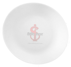 Prato Restaurante Branco Peso Certo 27cm 6 Pcs - Stilo Inox Utensilios