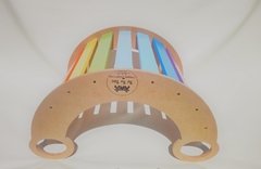 Hamaca arco iris balancín de madera - comprar online