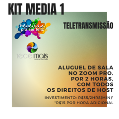 Kits de Teletransmissão para palestras, encontros, cursos e mais online