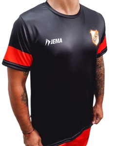 REMERA ENTRENAMIENTO ATLÉTICO LUGANO NEGRA HOMBRE 2025 - JEMA INDUMENTARIA