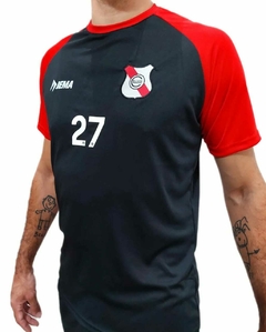 REMERA ENTRENAMIENTO CLUB LUJAN 2024 NEGRA HOMBRE