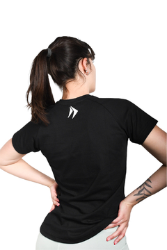 REMERA ALGODON NEGRA MUJER - comprar online