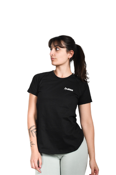 REMERA ALGODON NEGRA MUJER