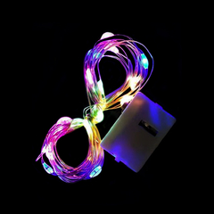 Alambre de luces micro led (luz multicolor)