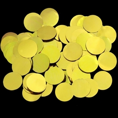 Confetti color dorado