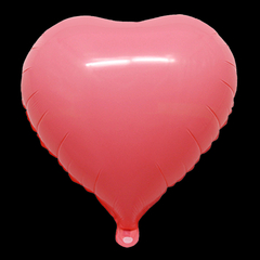 Globo pastel modelo corazón color rosa