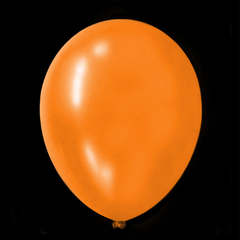Globo perlado color naranja