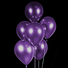 Globos cromados color violeta