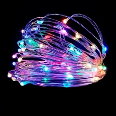 Guirnalda de luces microled multicolor