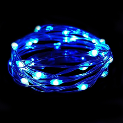 Guirnalda de luces micro led (luz azul)