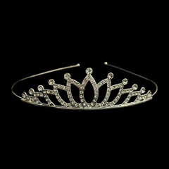 Tiara con strass