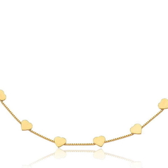 Colar Choker Corações - comprar online