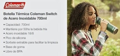 Botella Termica Coleman Switch 700ml - Color Negro - Garantía de por Vida - comprar online