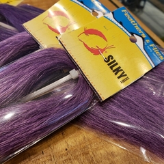 Silky Fibers FeathersnFlies - Purple