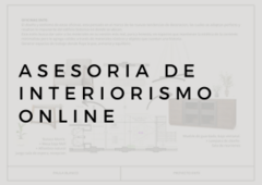 ASESORIA DE INTERIORISMO ONLINE