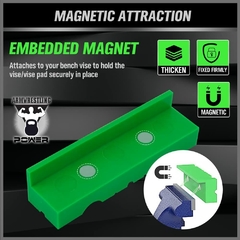 Mordazas Plasticas Ranuradas Magneticas 117mm P/boca Morsa A&r - comprar online