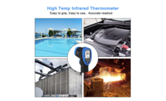 Termometro Industrial Infrarojo Digital -50c - 1500c Aoputtriver
