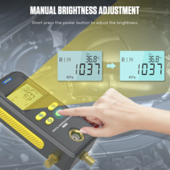 Manifold / Manometro Digital Para Aire Acondicionado Autool