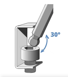 Llave Allen Bolita Larga en L 1/2" Eklind - AYR Tools