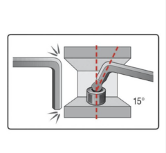 Llave Allen Bolita Larga en L 1/2" Eklind - tienda online