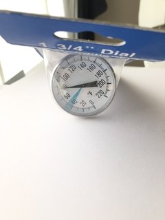 Termometro Espiga De Acero En Fahrenheit 0-220f Fjc - comprar online