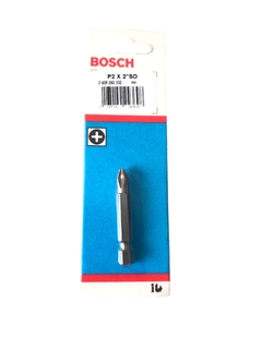 Punta Phillips #2 50mm Encastre 1/4 Bosch Made In Usa