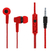 Audífonos Thunder Plug, Con Diseño De Lujo,color Rojo en internet