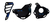 Cubre Piñon Negro +tapas De Motor Negro Xr Azul